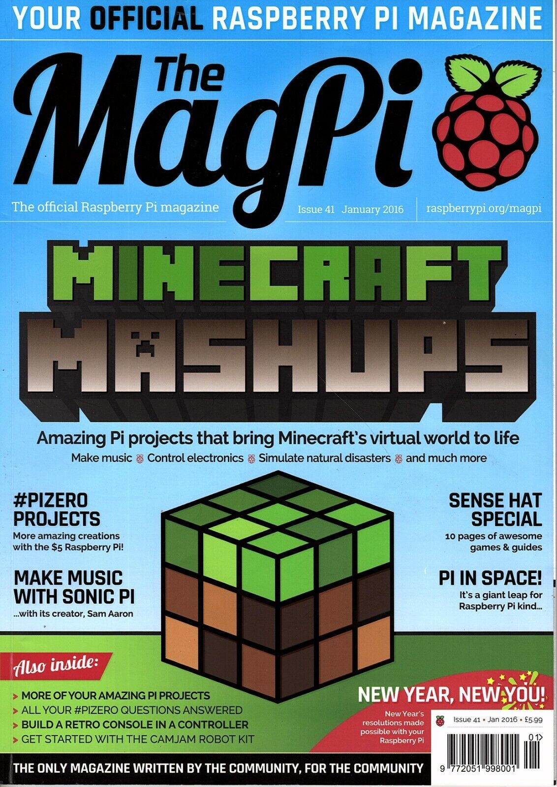 MAGPI OFFICIAL RASPBERRY PI Magazine 2016-2018. 30+ Up To 40% MULTI - BUY