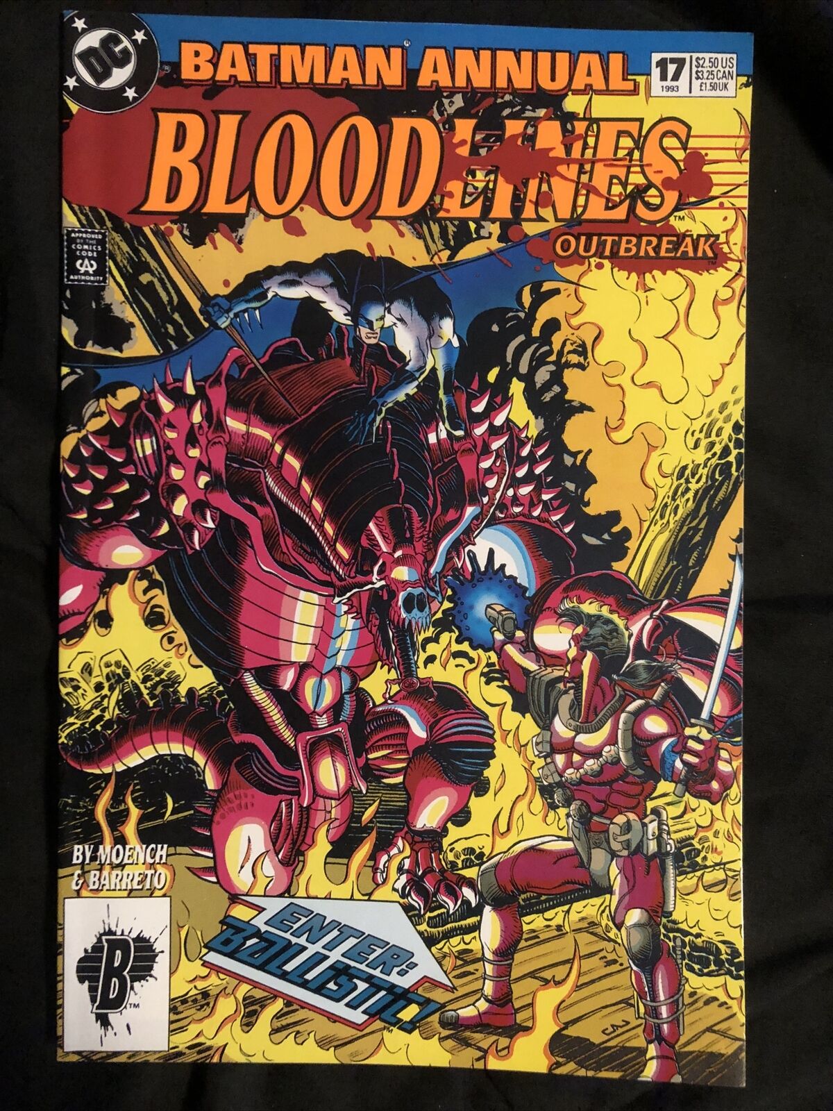 DC 1993 BATMAN ANNUAL BLOODLINES OUTBREAK#17