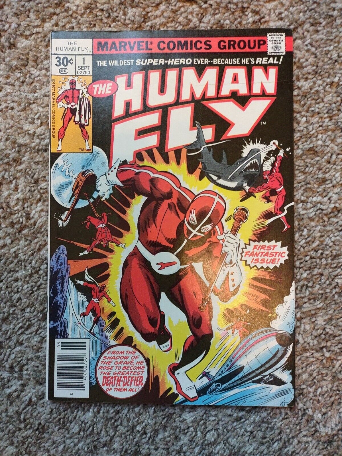 Human Fly #1 (Marvel Comics 1977) 1st appearance + origin **FREE SHIPPING**