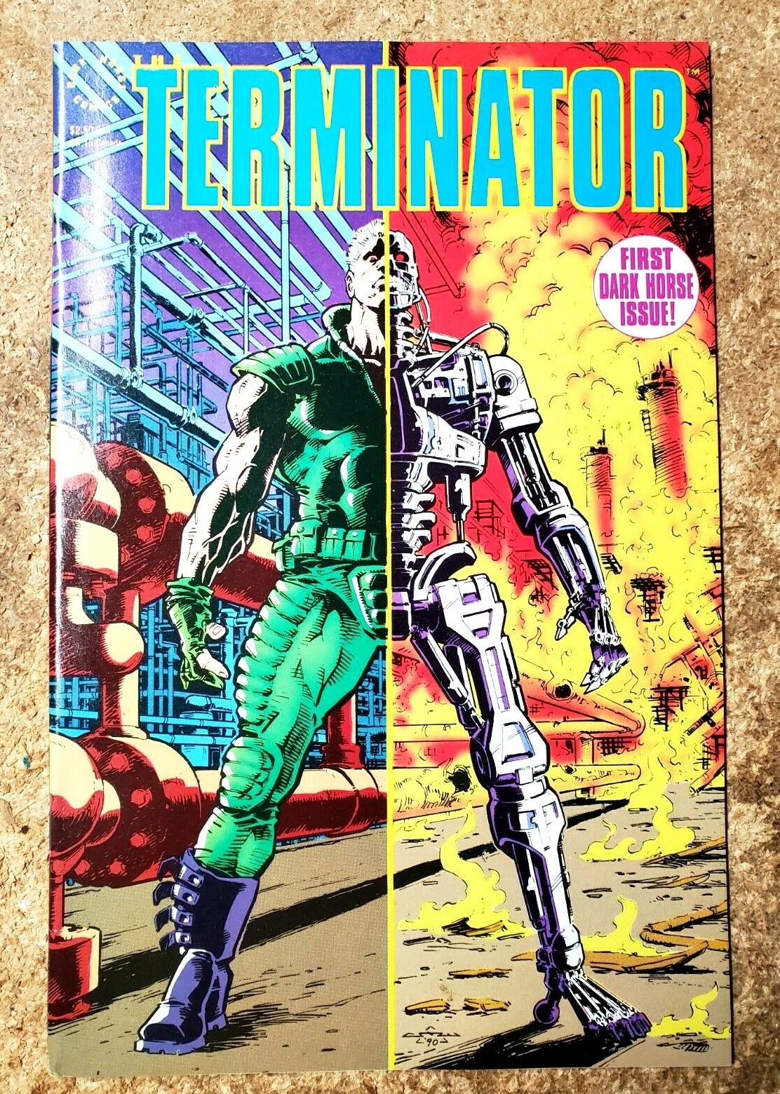 1990 Terminator:Tempest #1- First Dark Horse Issue- Warehouse Find- Unread