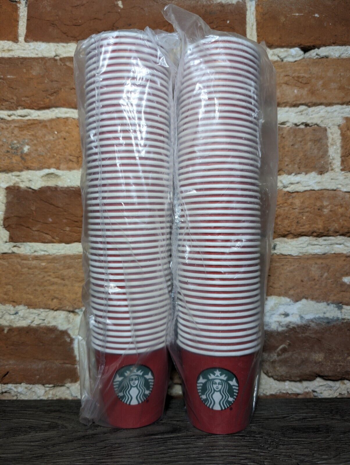 TWO SLEEVES Starbucks HOLIDAY Coffee Espresso 4oz Sample Size 100 Cups Sealed