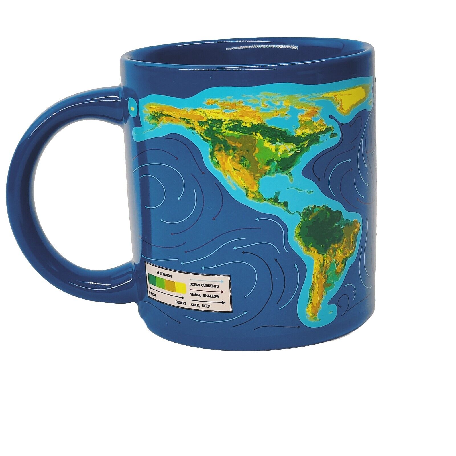 Climate Change 2015 Blue Teal Mug 12 oz Coffee Cup By Unemployed Philosopher