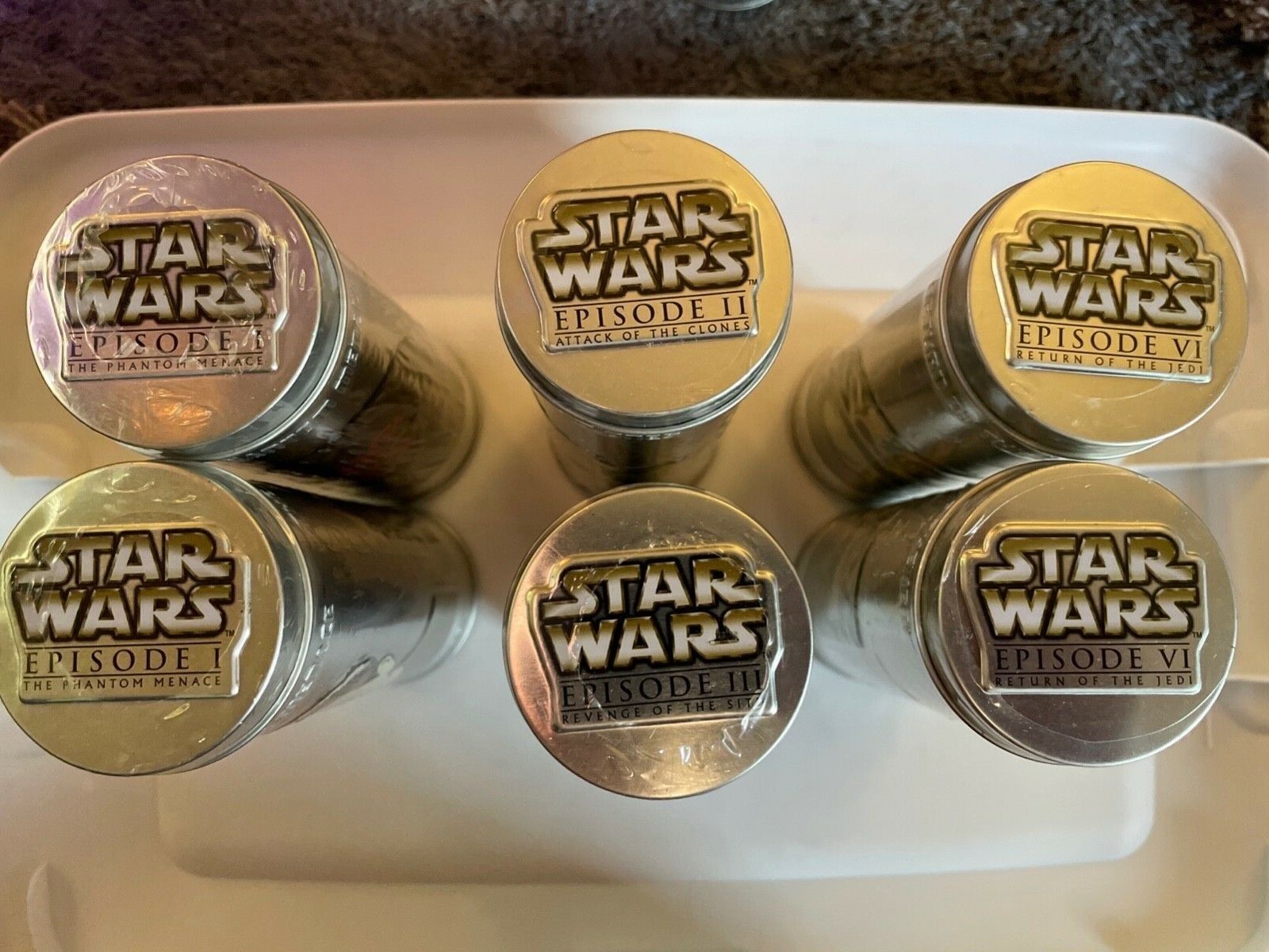 2005 Burger King Star Wars Watches in Tin Cans - Lot of 11 ( ALL Sealed)