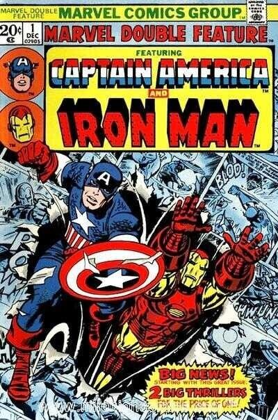 Marvel Double Feature (1973) #1 FN+. Stock Image