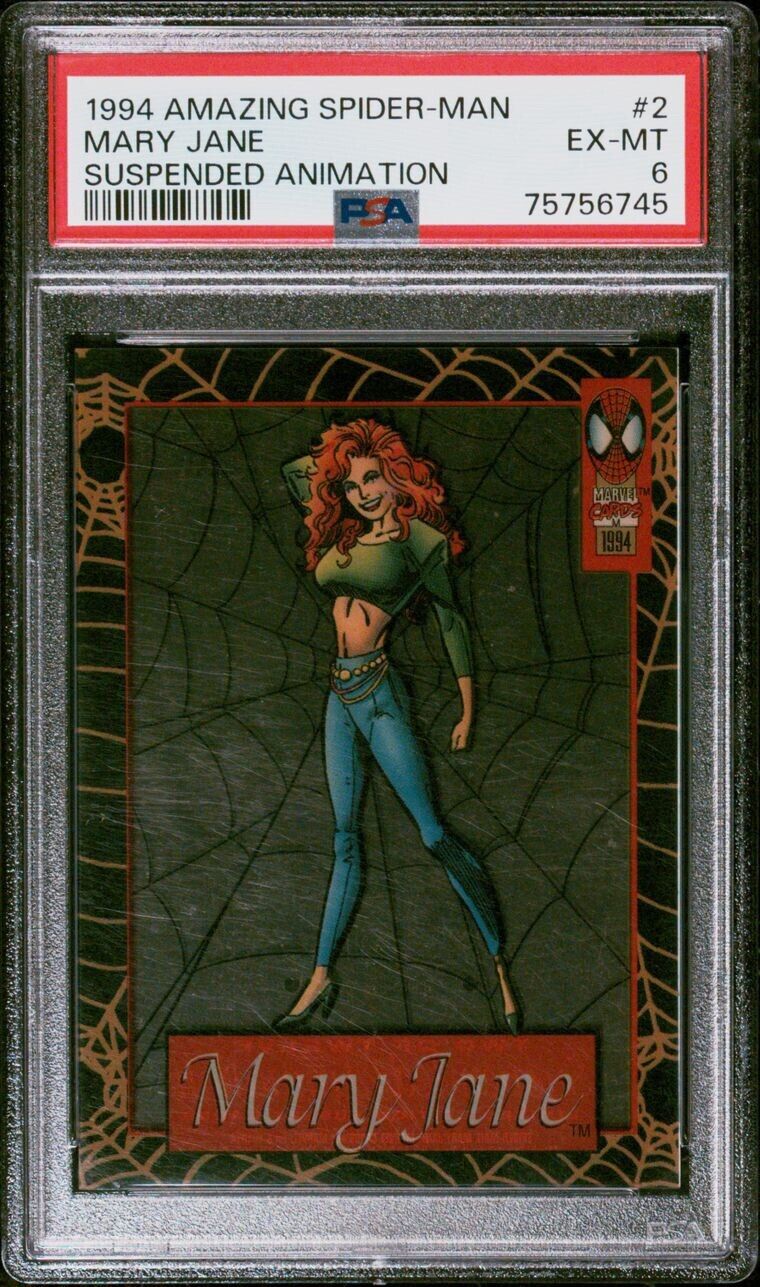 1994 Amazing Spider-Man #2 Mary Jane Suspended Animation | PSA 6 |