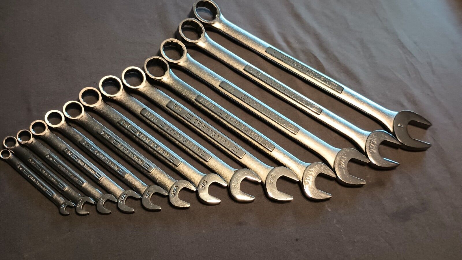 NEW Craftsman VA/VV series wrench set vintage USA SAE MINT MINT MINT 13 piece