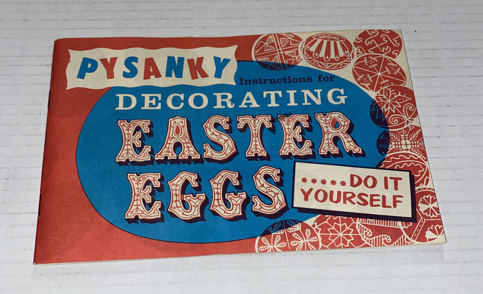 Vintage PYSANKY Instructions Booklet For Decorating Easter Eggs 1950s Arka Co NY