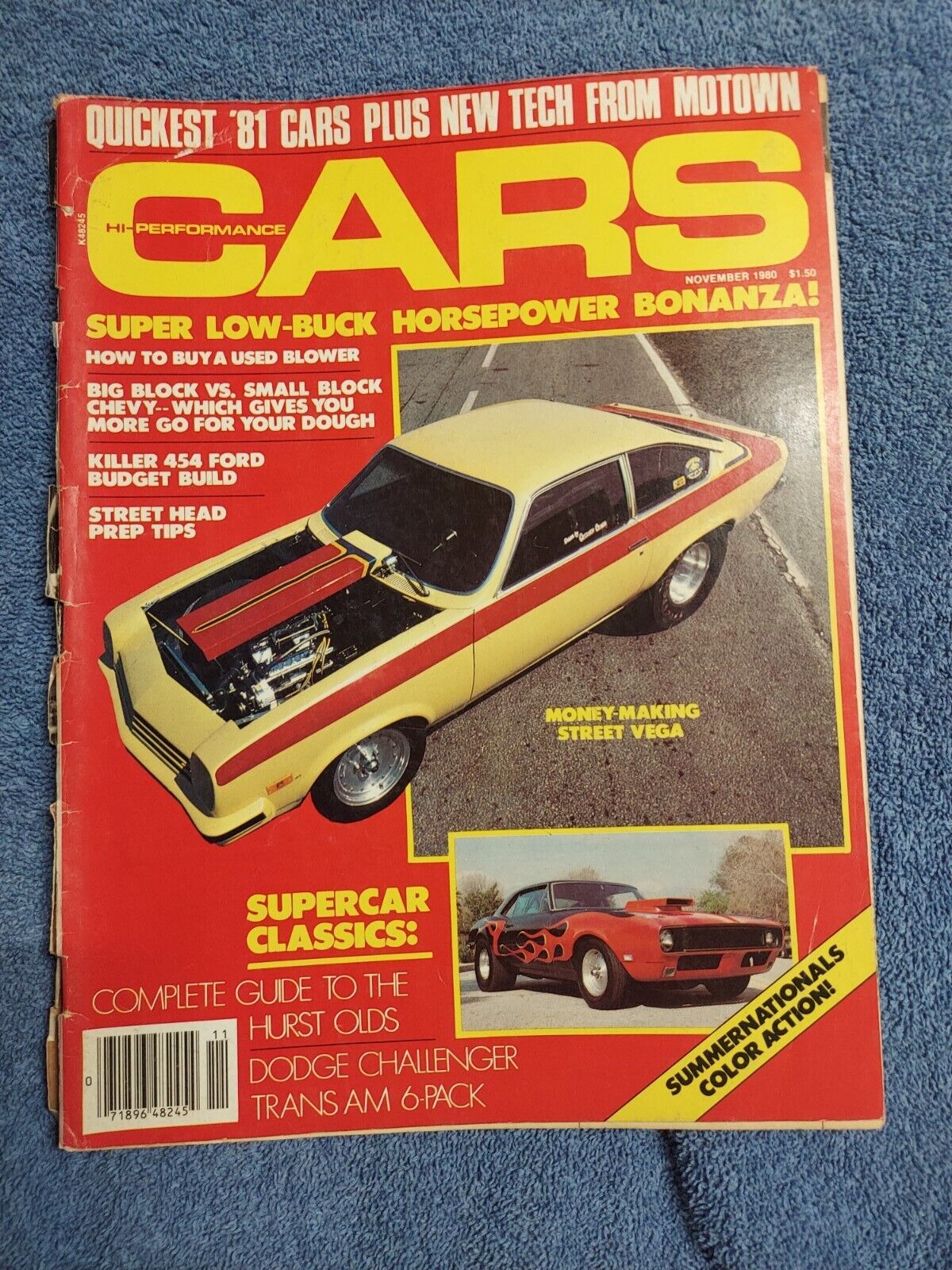 HI Performance Cars Magazine November 1980 Super Low Buck HP Bonanza *READ DESCR