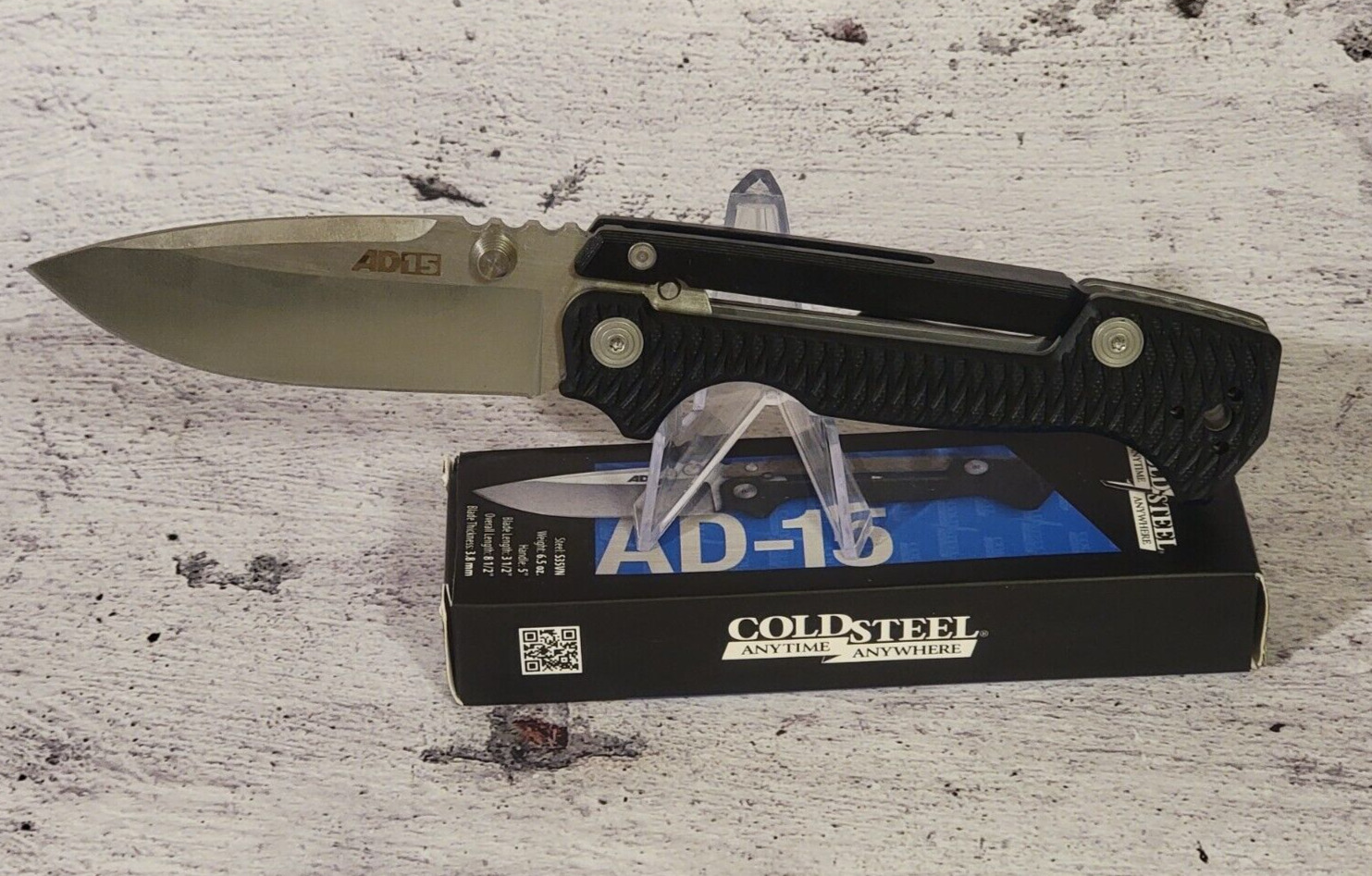 Cold Steel Demko AD-15 Scorpion Folding Knife S35VN Steel Blade BLACK Handles