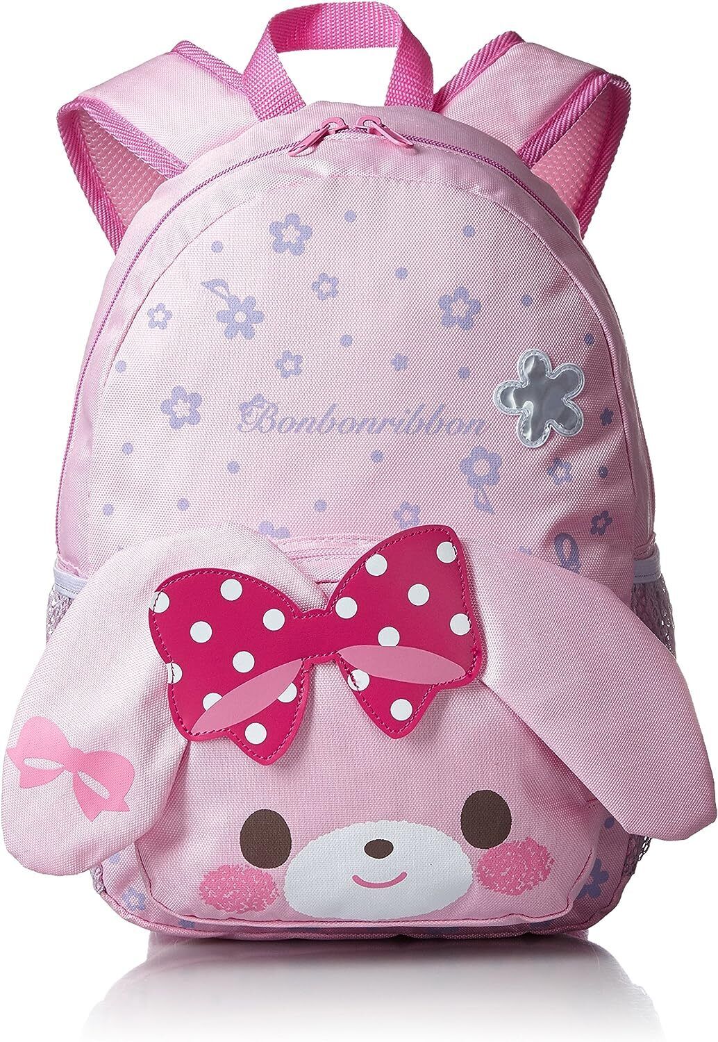 Sanrio BonBonRibbon die cut Backpack School Bag For Kids Pink Japan Kawaii New