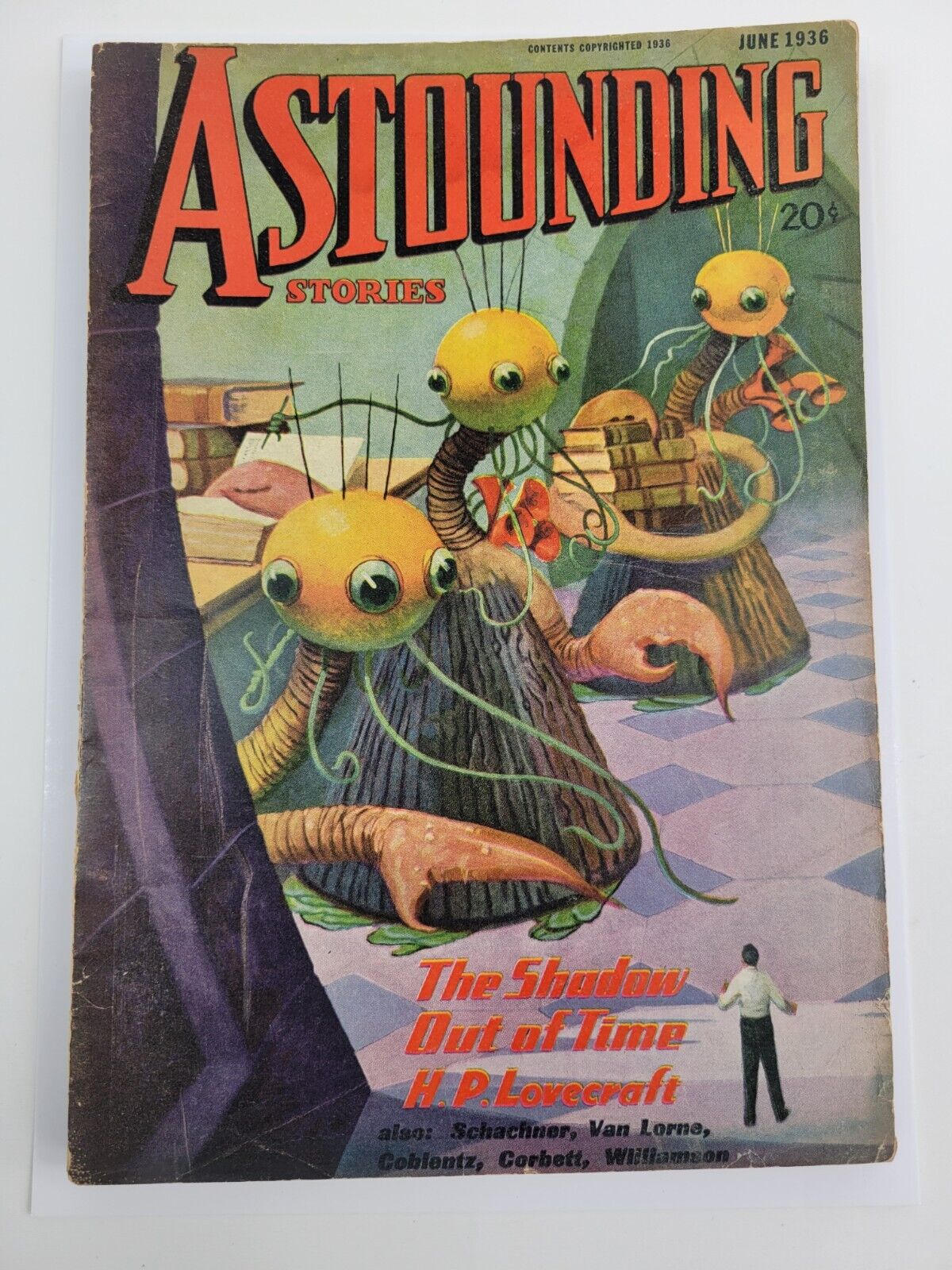 Astounding Stories Pulp Magazine June 1936 H.P. Lovecraft Mountains of Madness