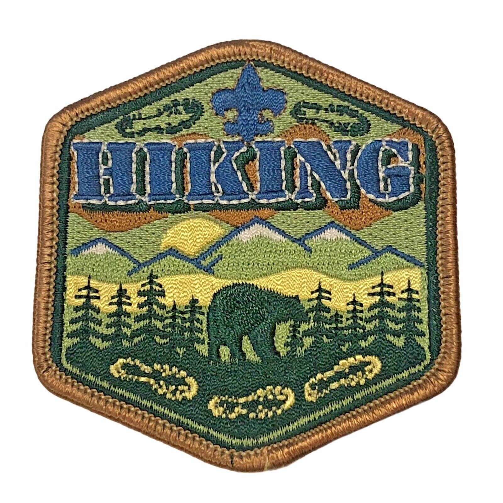 BSA Licensed Boy Scouting Hiking In 3 Inch Official Patch AVA BSA F2D36Y