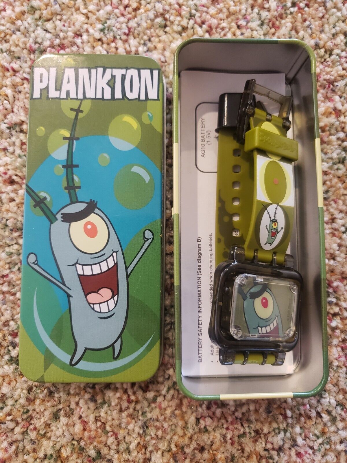 Burger King 2004 SpongeBob Plankton Watch
