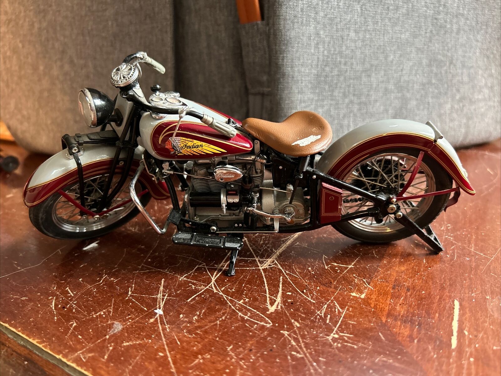 1938 Indian Four Motorcycle Danbury Mint Die-Cast Model 1:10 