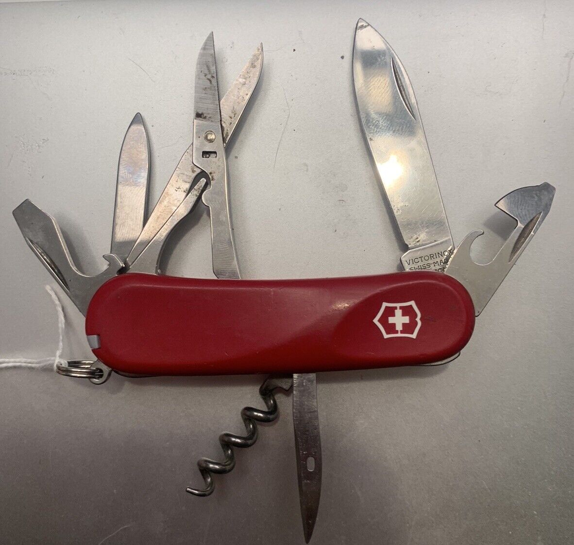 Victorinox Evolution 14 Swiss Army Knife, Delémont, 85mm, Red - NICE
