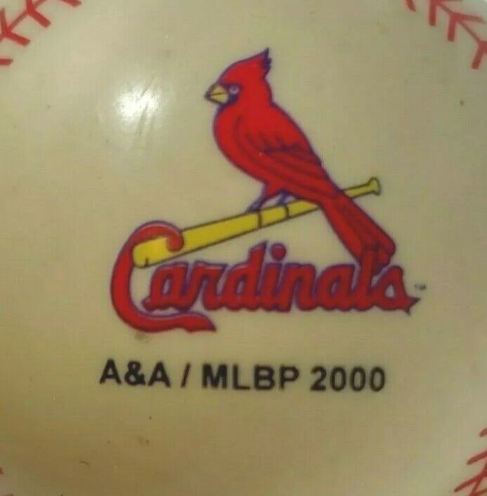2000 Saint Louis Cardinals MLB Baseball Ball Gumball Machine Vending Plastic Toy