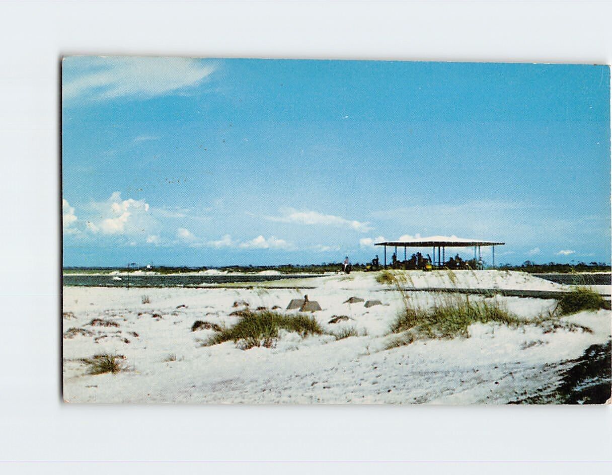Postcard Gun Mount Picnic Pavilion St. Andrew\'s State Park Panama City Florida