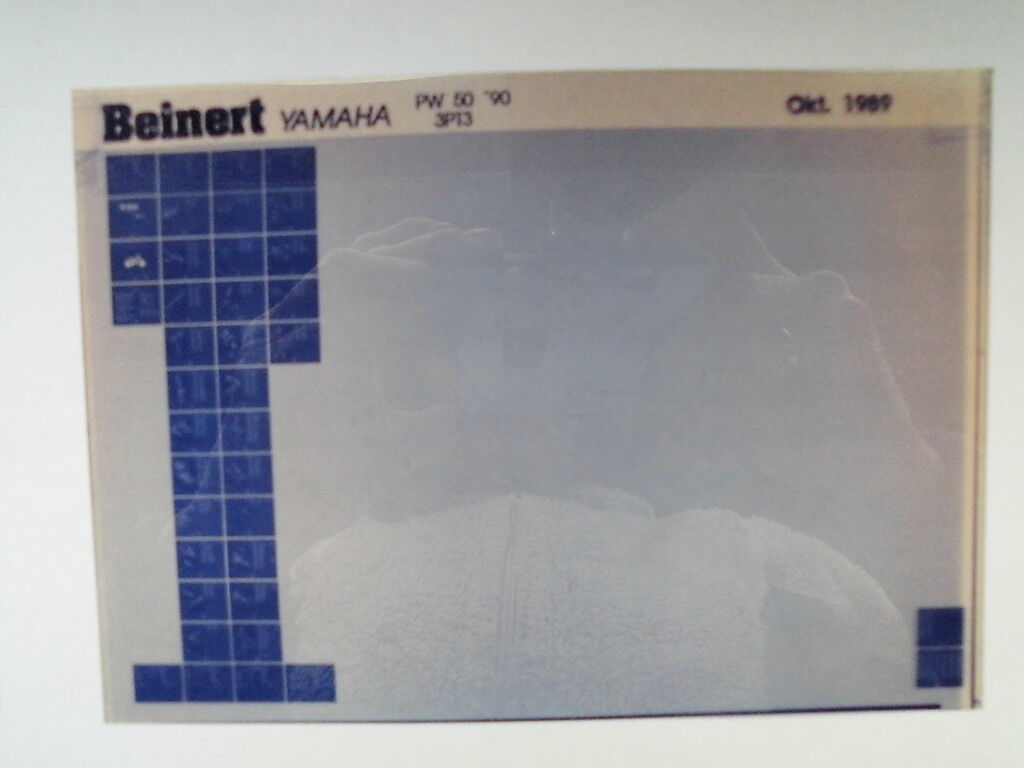 Yamaha Pw 50_1990 Microfilm Parts Replacement Part List