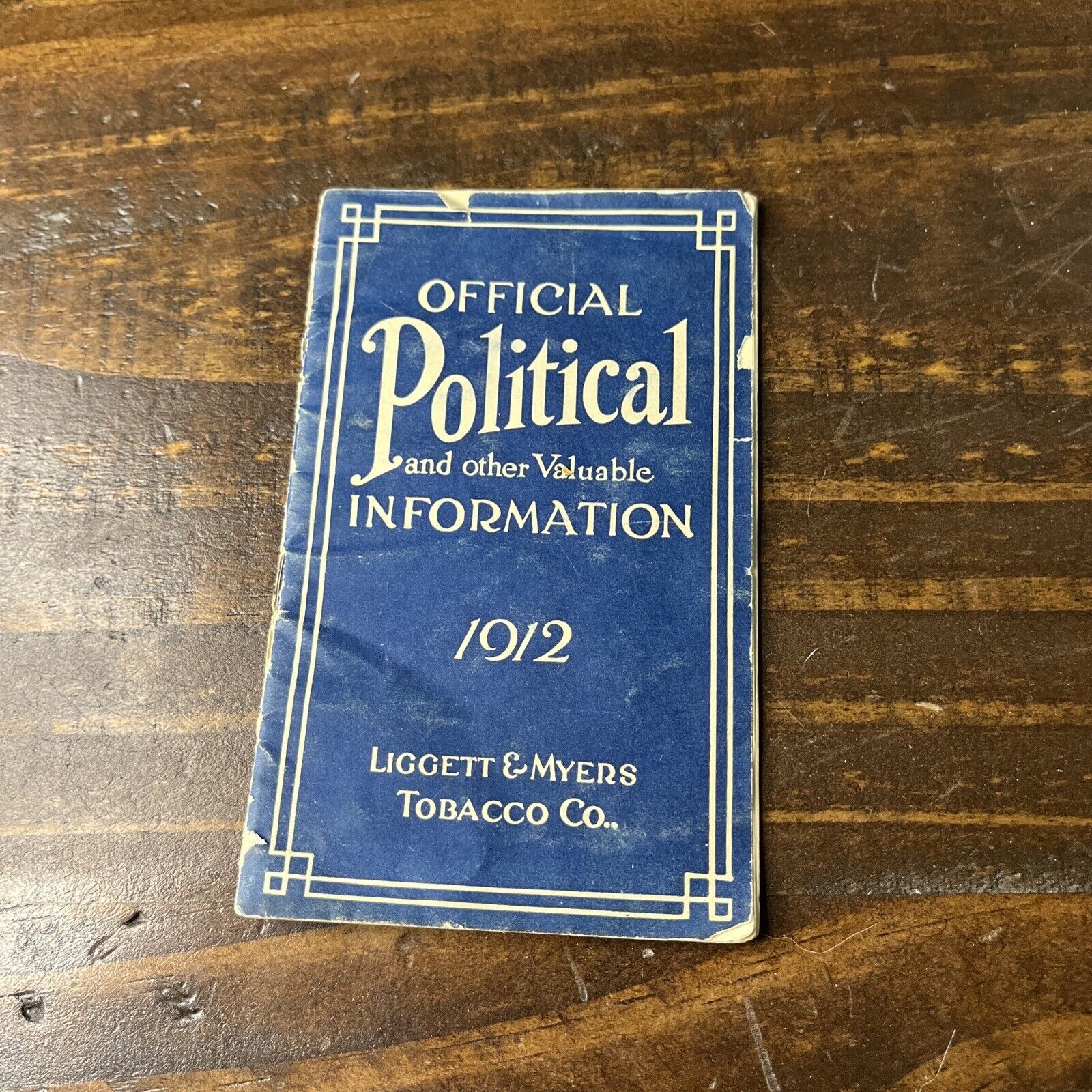 Political Brochure 1912 Taft And Woodrow Election 