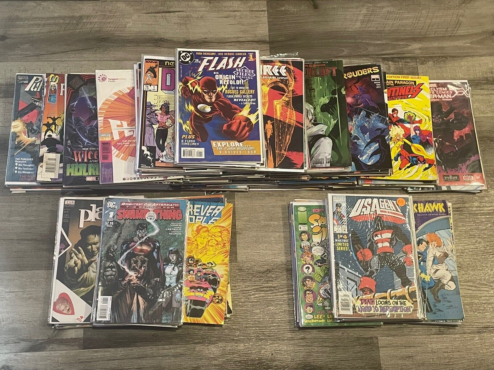 270 #1 Only Comic Book Lot- DC, Marvel, Indie. Keys  . 98% In Mint Condition