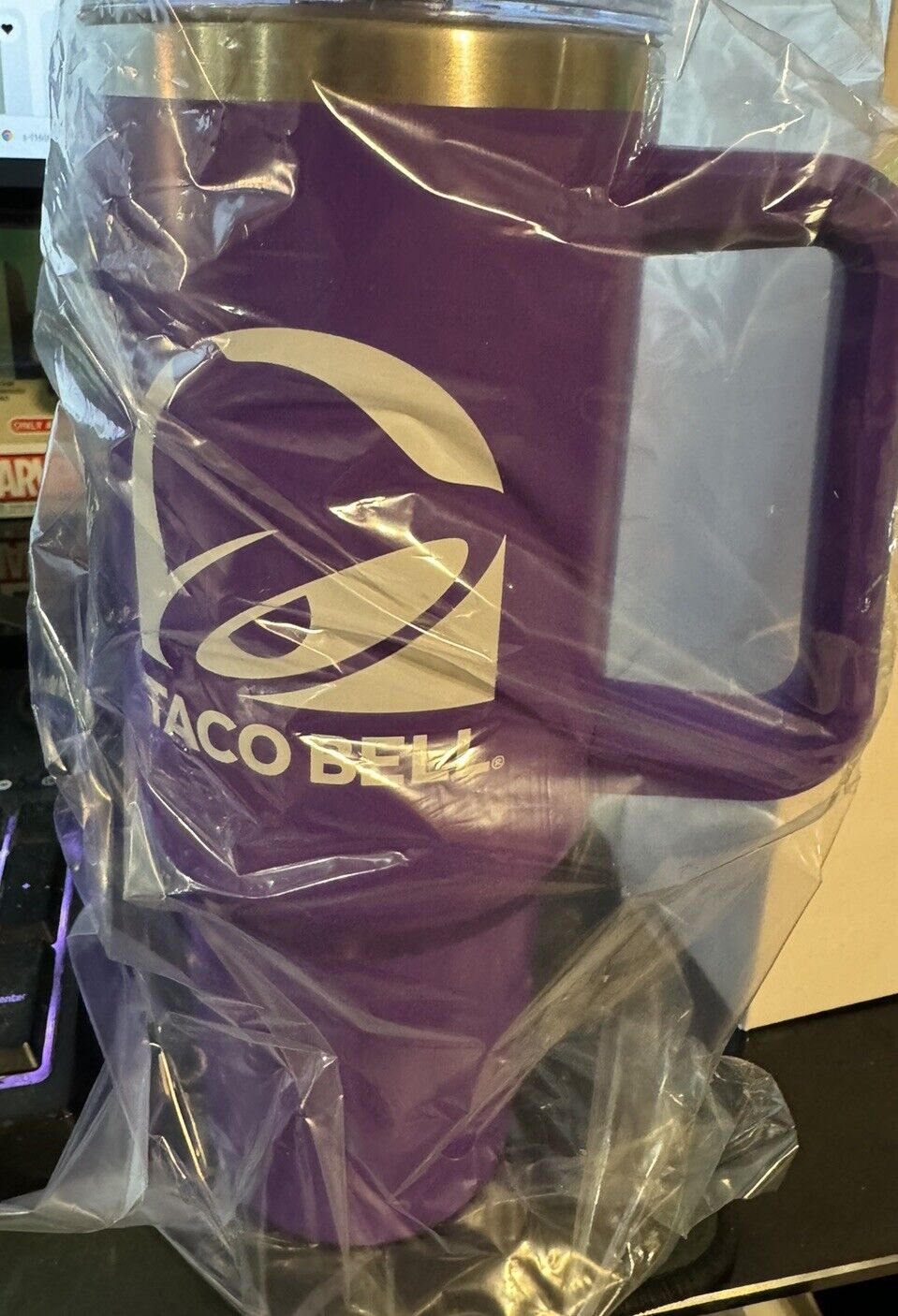 Taco Bell Purple Live Mas Tumbler Rare