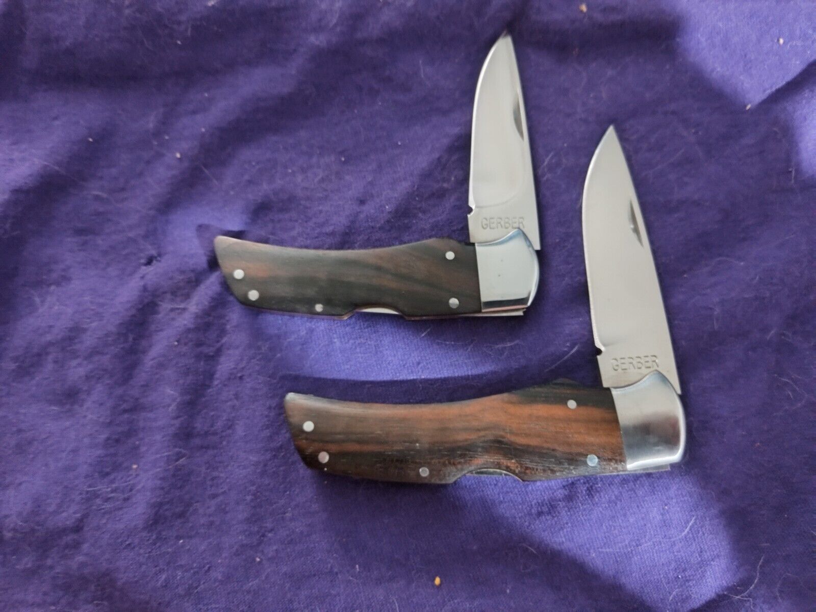 Two Rare Gerber Seki City Folding Hunter Knife