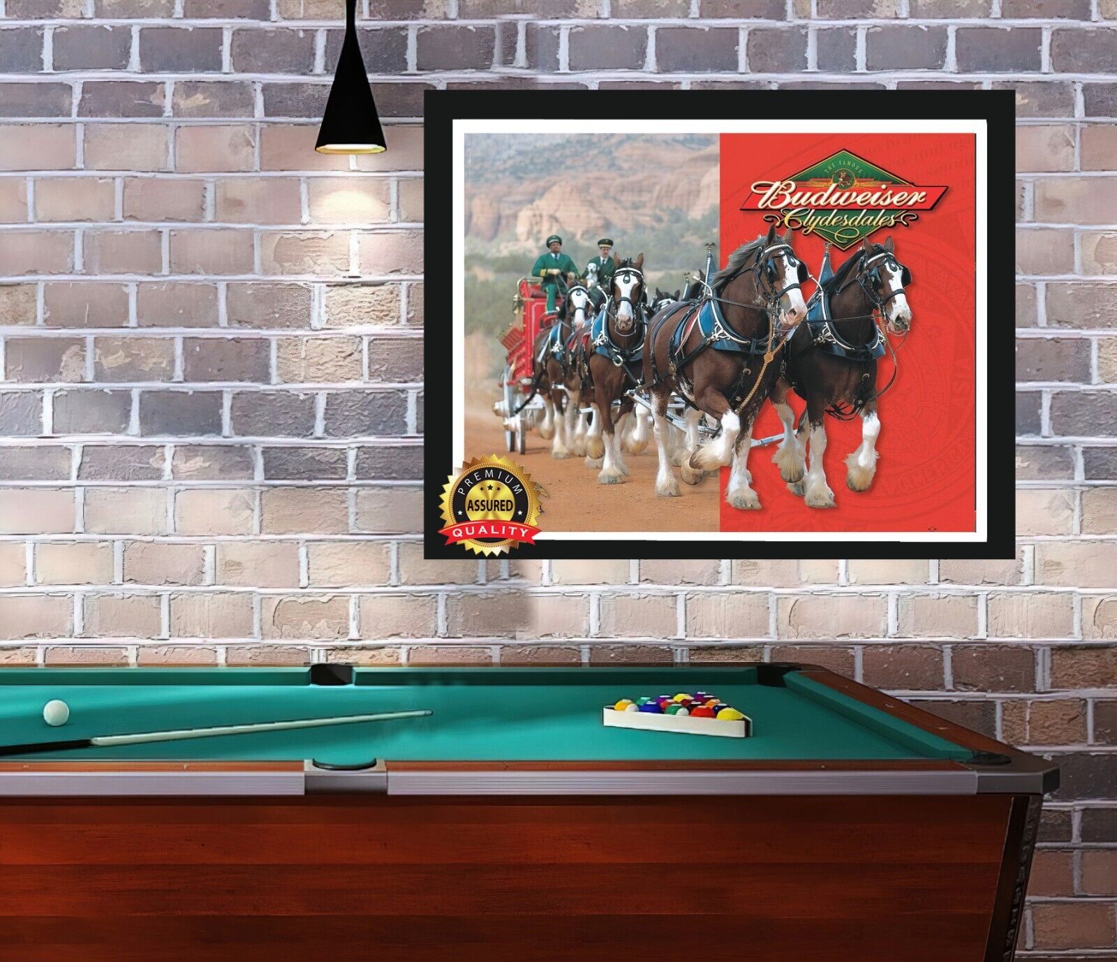 Budweiser - Clydesdales - Rare - King of Beers - Metal Sign 11 x 14