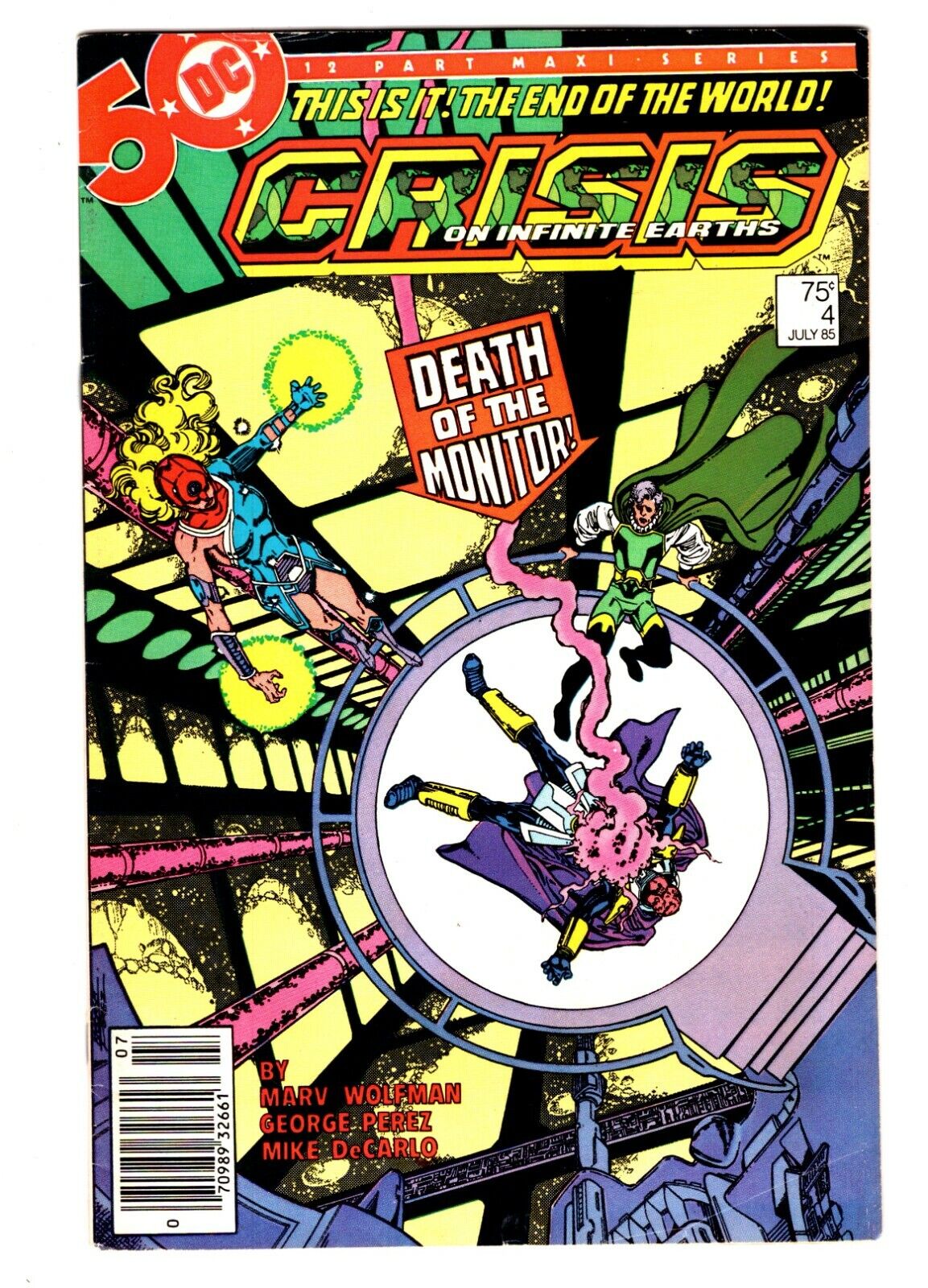 Crisis On Infinite Earth #4 - 1st appearance of Lady Quark  (Copy 2)