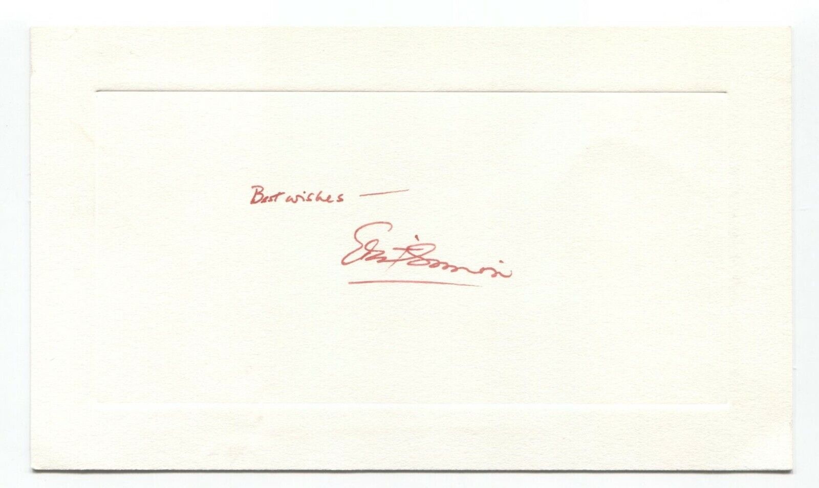 Edith Simon Signed Card Autographed Signature Author Artist