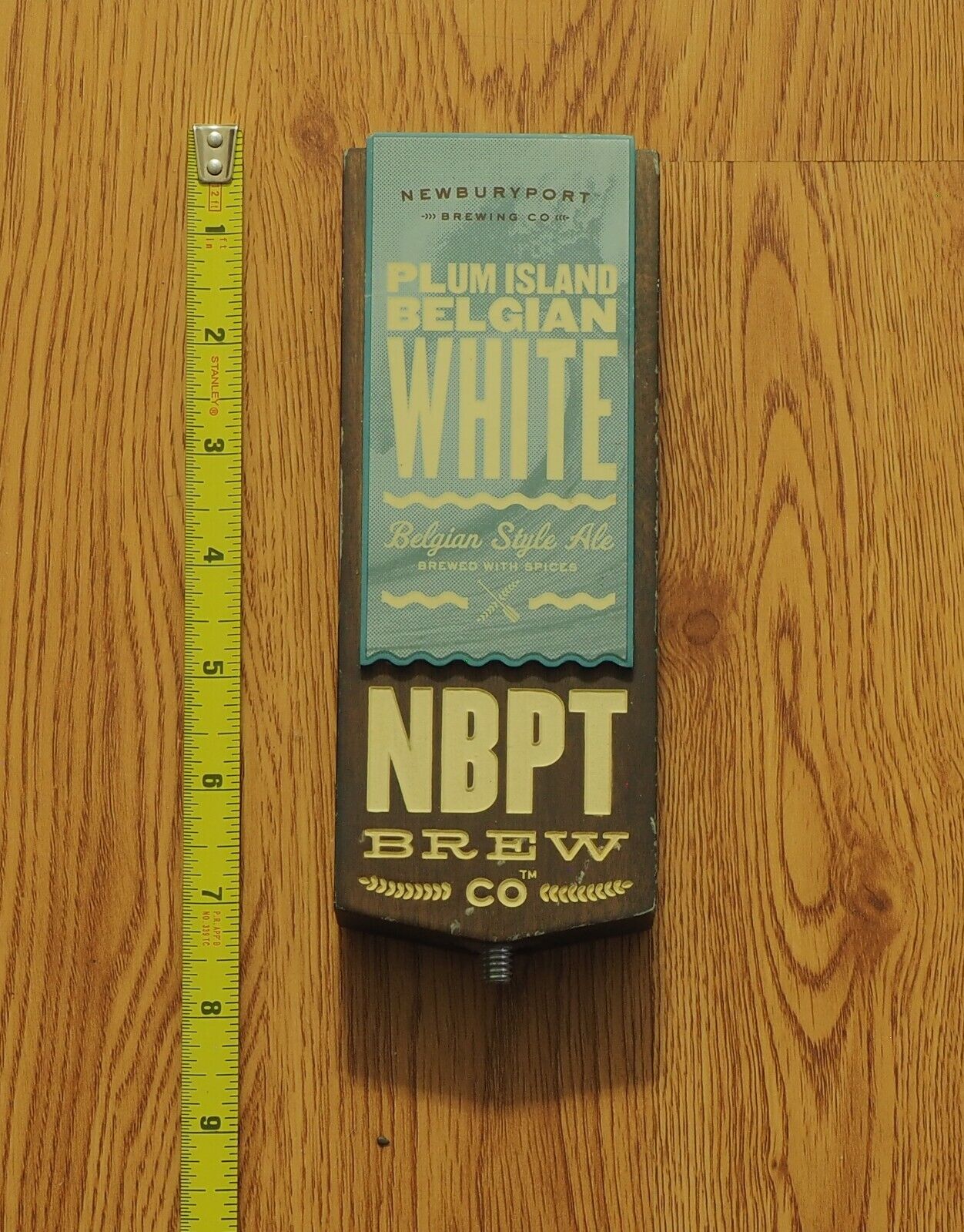 NBPT Newburyport Brewing Beer Tap Handle for Kegerator, Bar Top Keg Line Topper