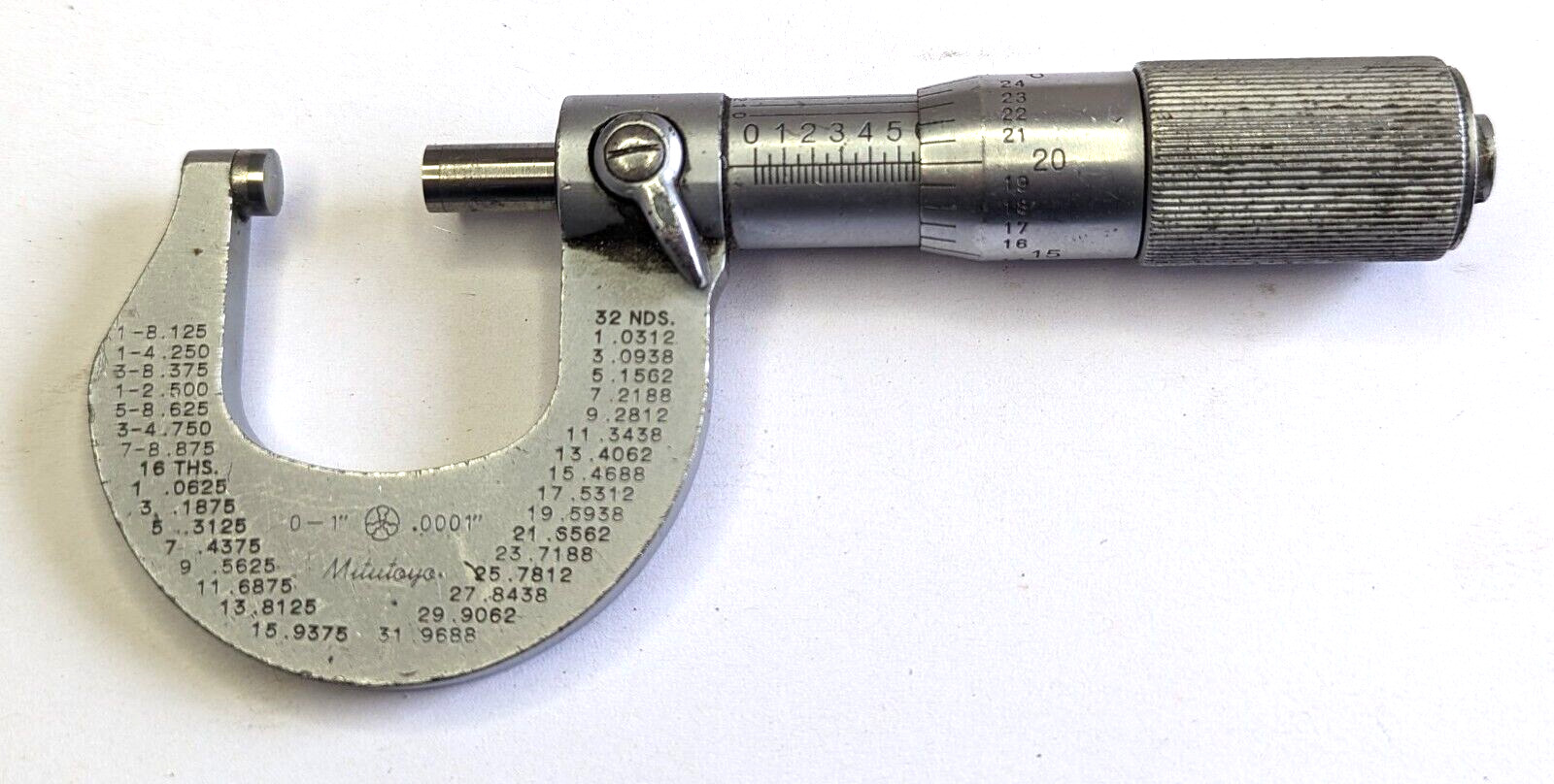Mitutoyo Outside Micrometer Caliper 0-1\
