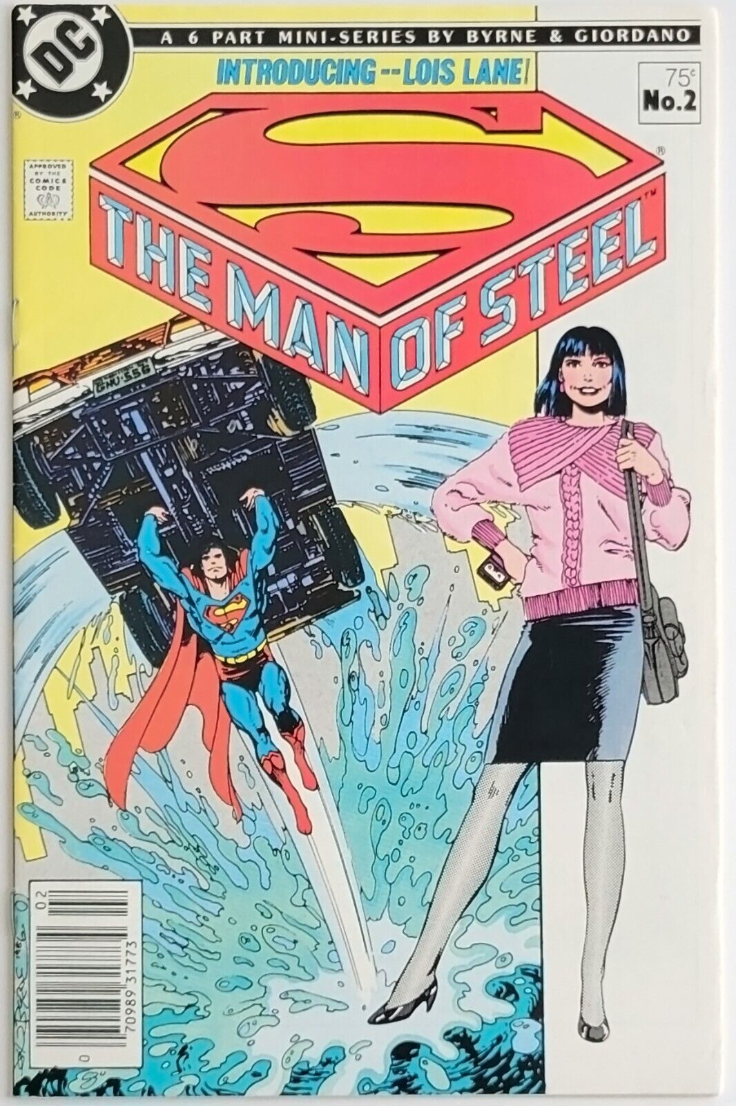 The Man of Steel #2 (1986) Vintage Lois Lane's 1st Interview with Superman