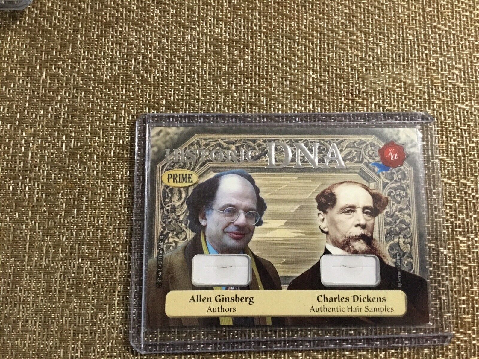 historic autographs dna hair Famous Authors Allen Ginsberg And Charles Dickens 