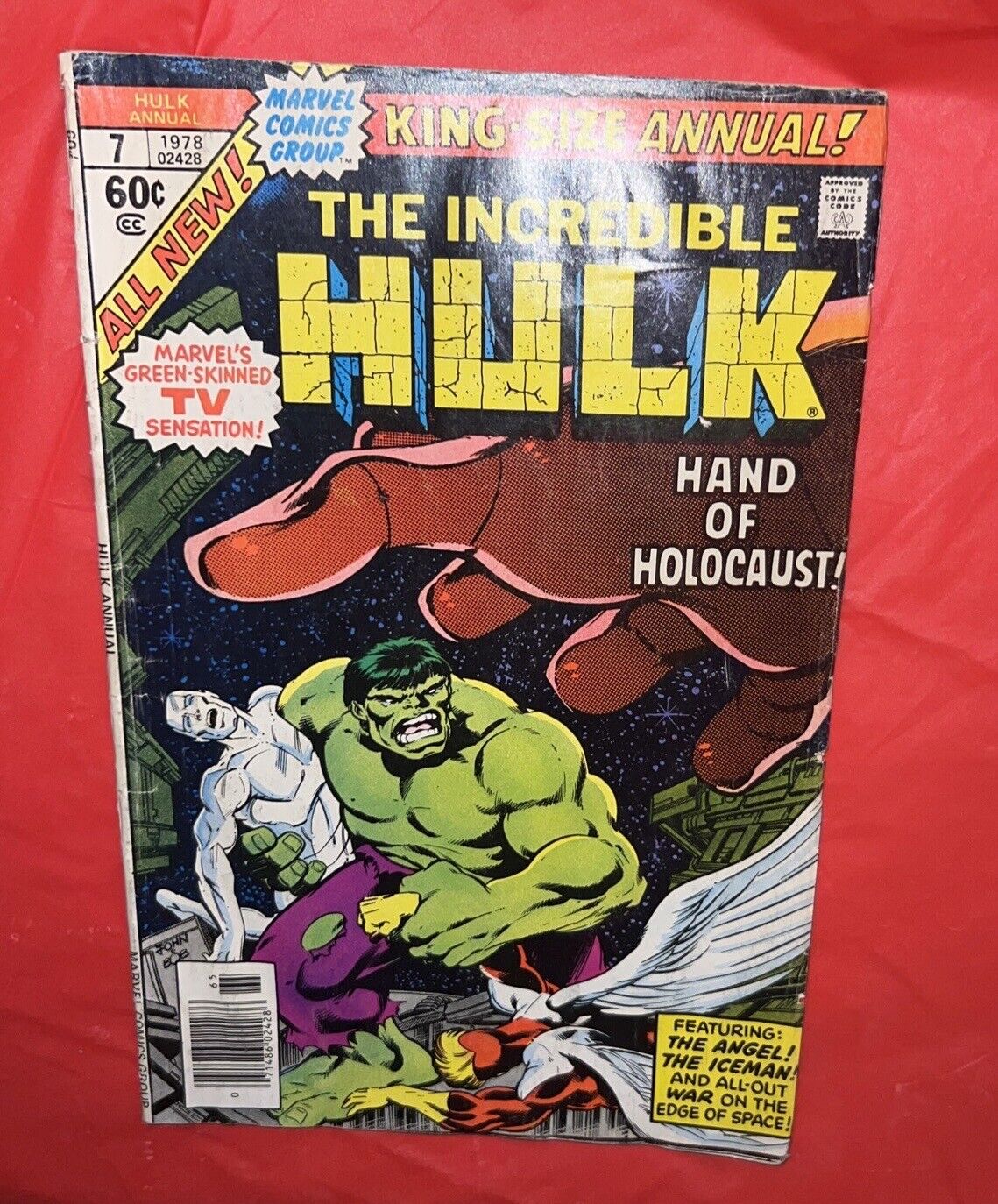 Incredible Hulk 1978 - Iceman, Angel, SIGNED BY John Byrne & Bob Layton