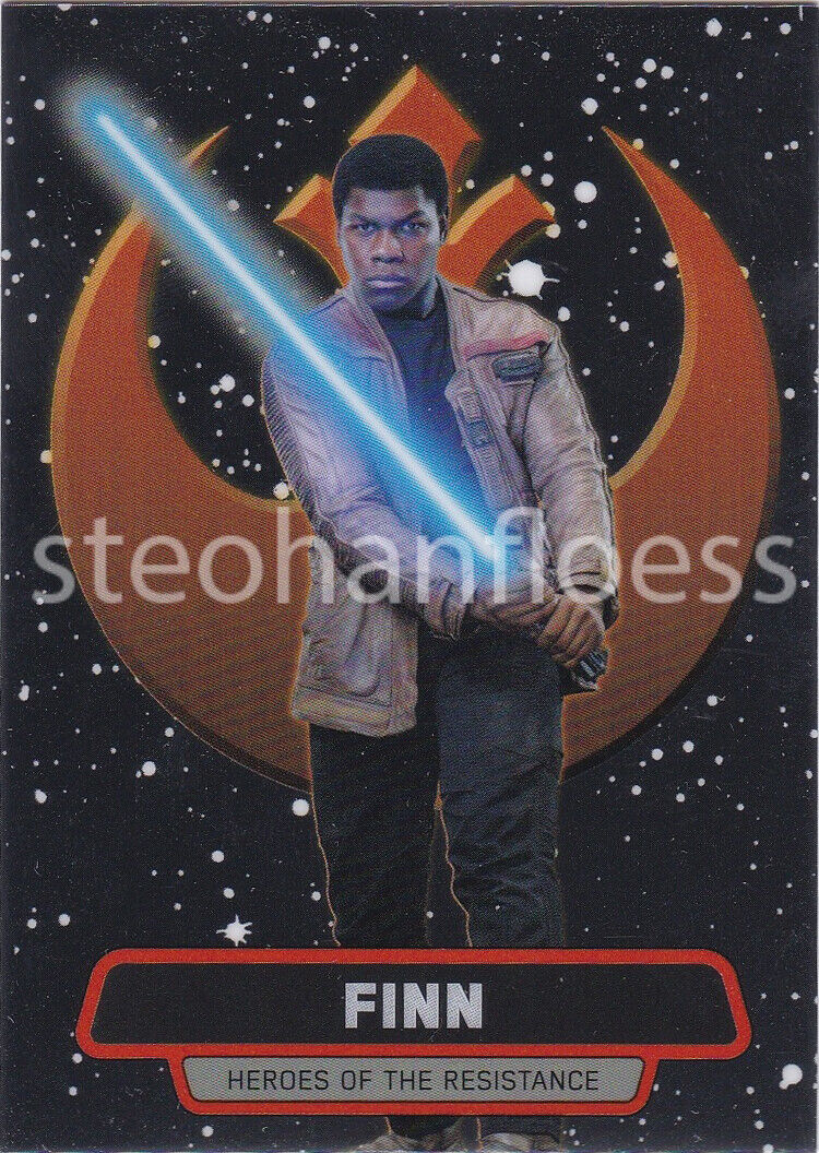 2016 Topps Star Wars The Force Awakens Chrome Heroes of the Resistance You Pick