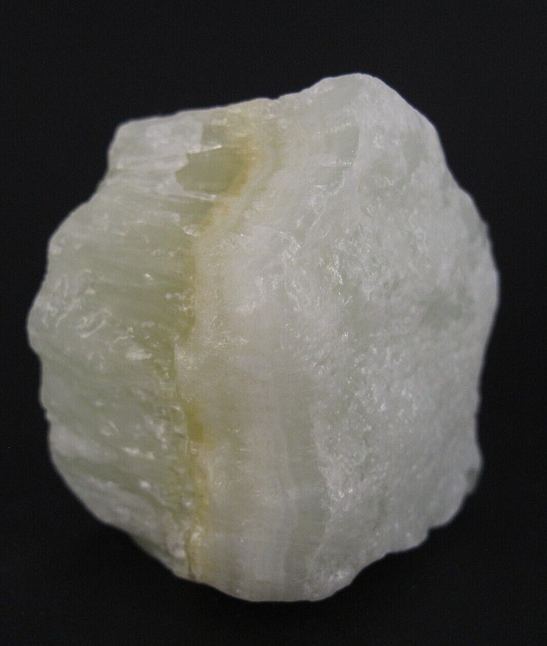 Natural Green Pistachio Calcite Healing Crystal Chunk Reiki Specimen 91 gm