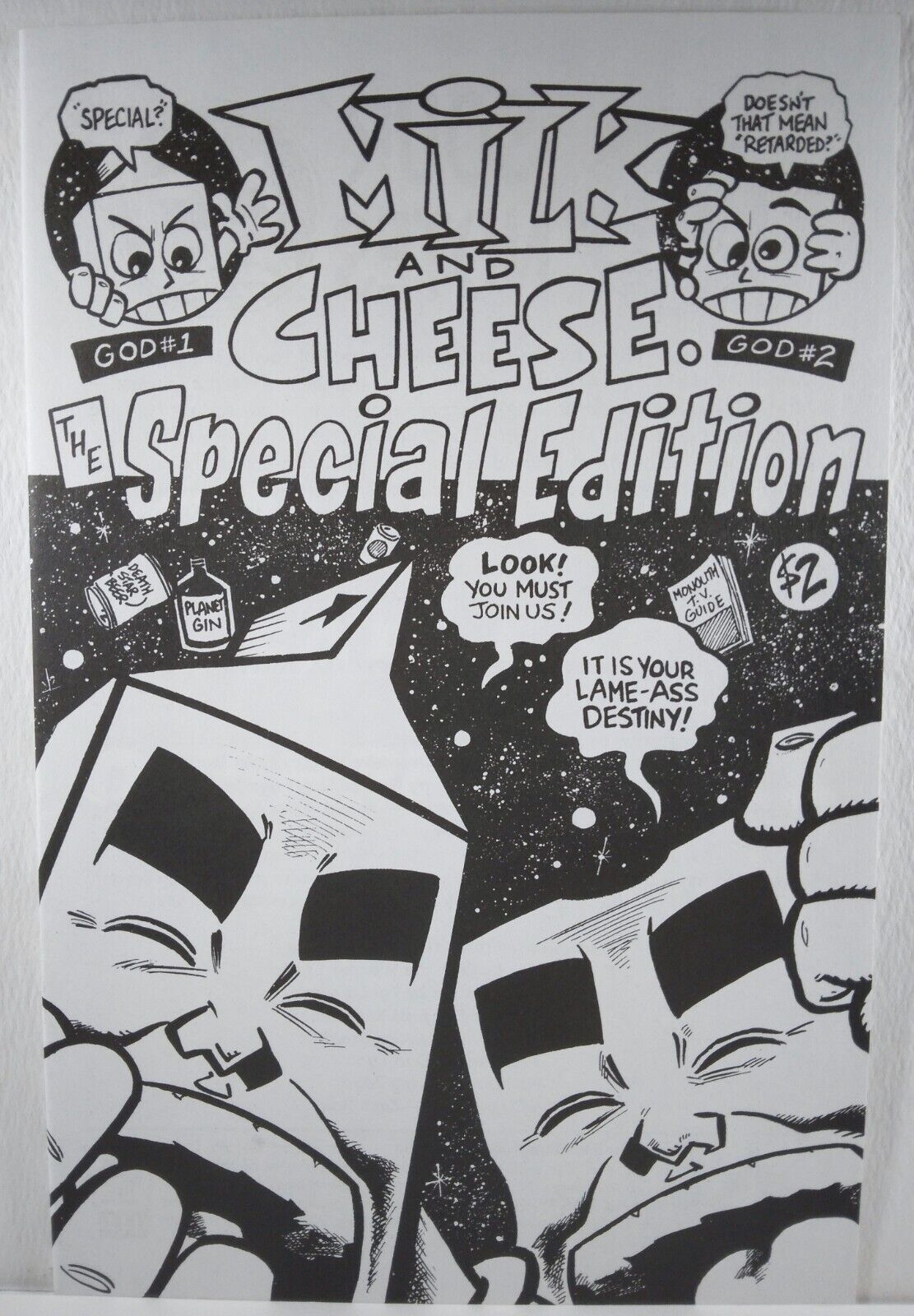 🥛🧀💀🔥💣💥 MILK AND CHEESE THE SPECIAL EDITION #1 NM 9.4 SLAVE LABOR 1997 RARE