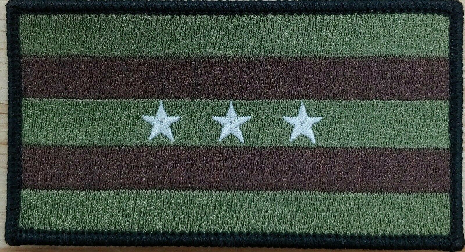 Guayaquil Flag Patch W/ Hook & Loop Fastener Tactical Multi-Cam OCP Camo 