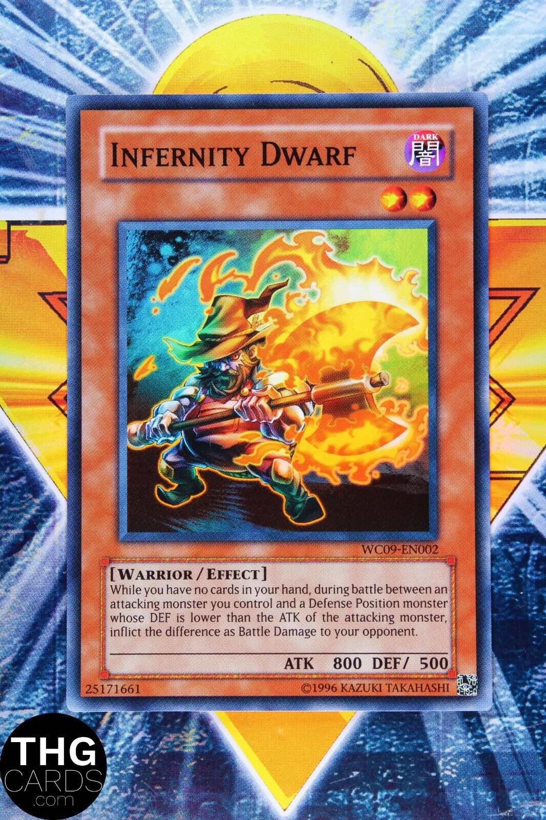 Infernity Dwarf WC09-EN002 Super Rare Yugioh Card Promo