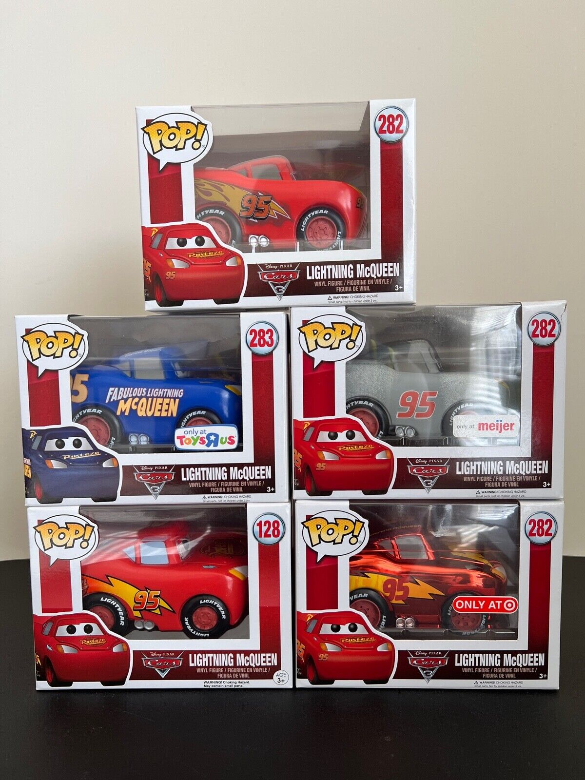 Funko POP Disney: Cars Lightning McQueen Lot