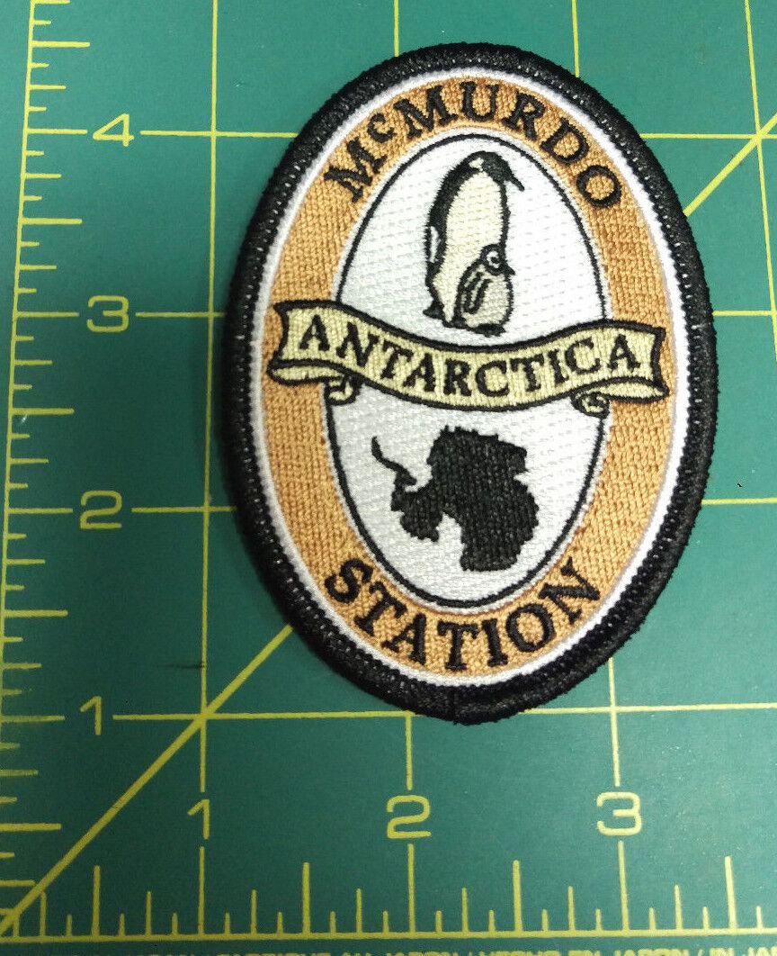 McMurdo Station Antarctica Embroidered Patch - we ship worldwide New Unused