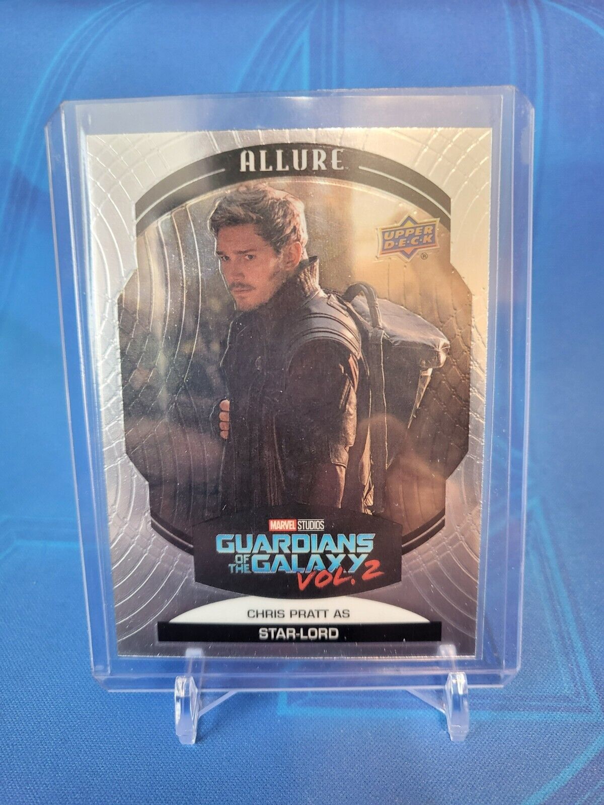 Upper Deck Marvel Allure Trading Card Chris Pratt as Star-Lord Base #59