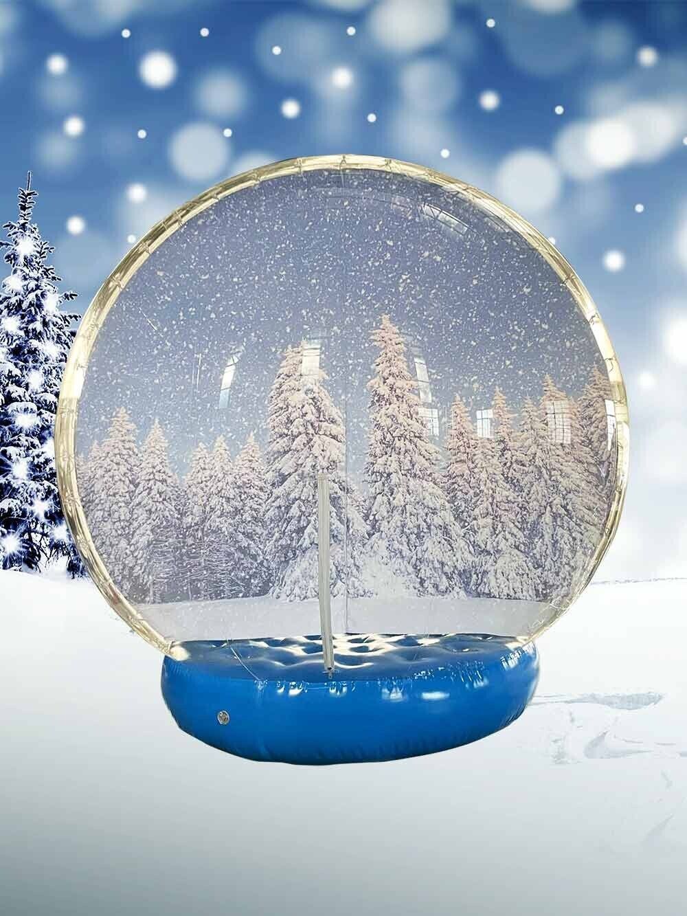 Best Giant Inflatable Snow Globe with Artificial Snowflakes & Snowballs