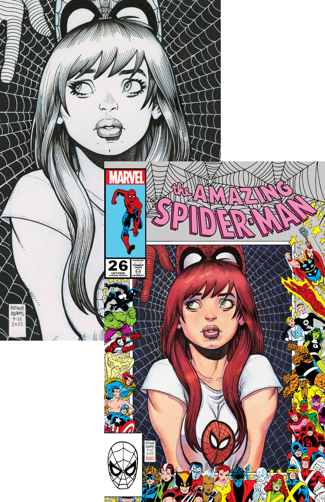Amazing Spider-Man #26 Adams Mary Jane Exclusive Set Kamala Khan Ms Marvel Key