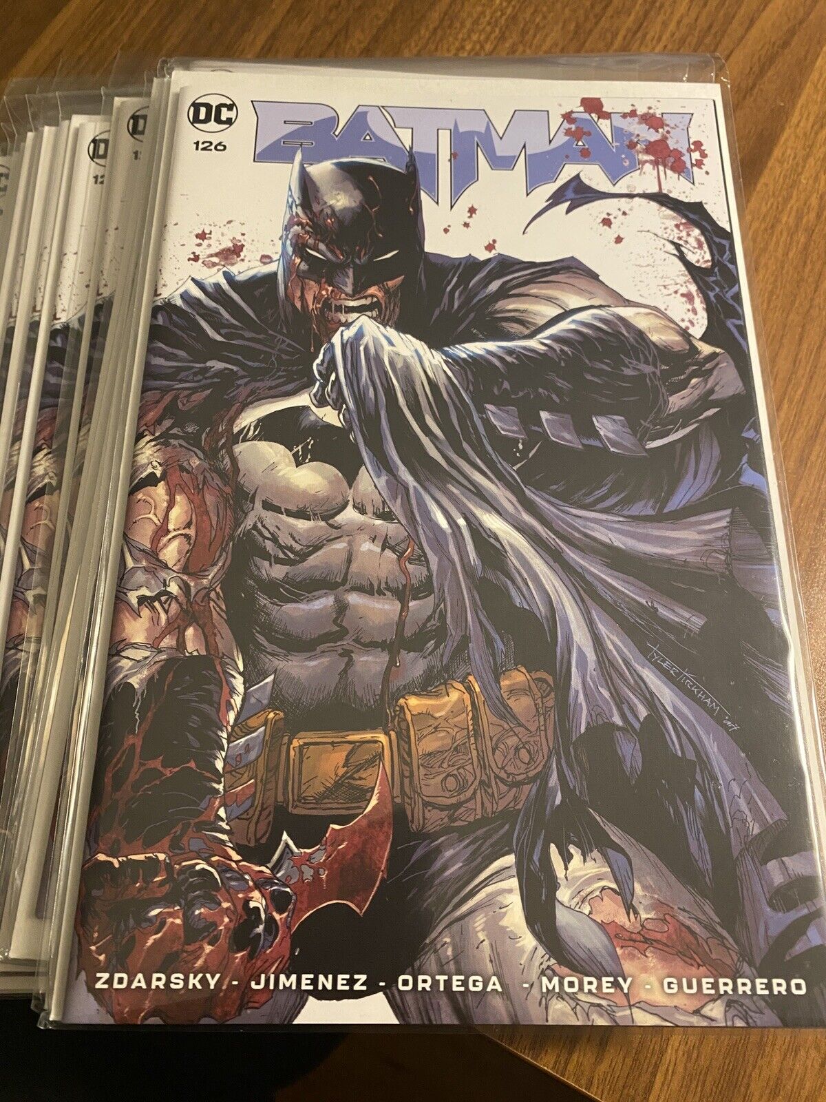 Batman #126 Tyler Kirkham Battle Damage NYCC WhatNot Exclusive