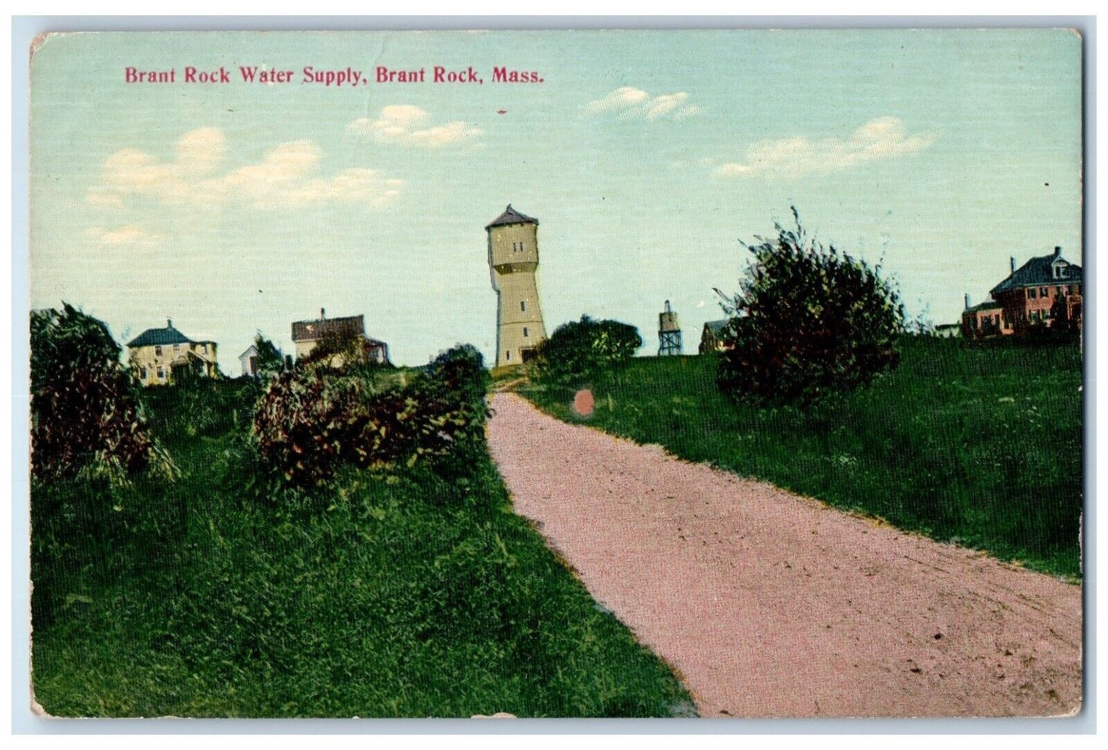 c1910 Brant Rock Water Supply Brant Rock Massachusetts Vintage Antique Postcard