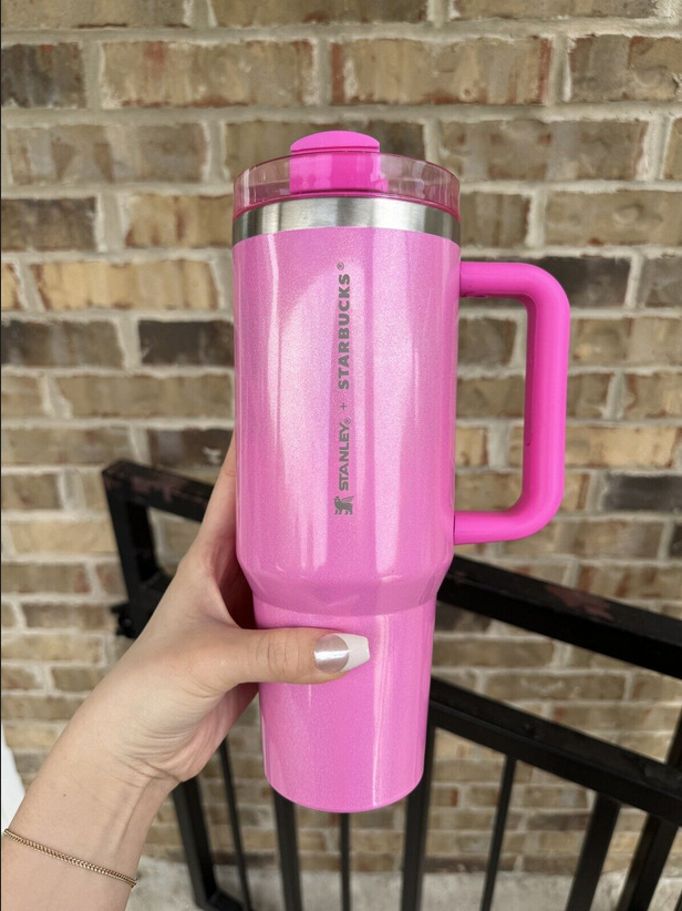 STANLEY X STARBUCKS WINTER PINK CUP 40oz TUMBLER LIMITED EDITION NEW