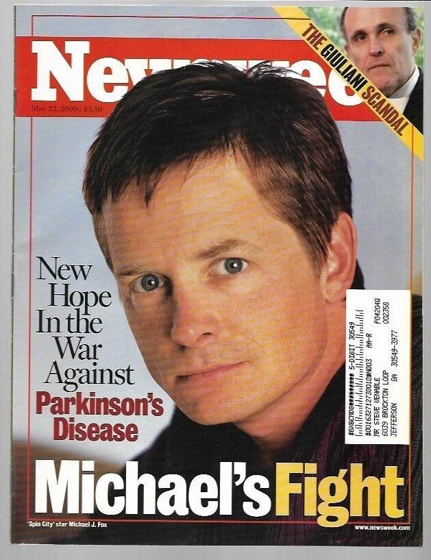 Newsweek Magazine May 22, 2000- Michael J. Fox- Parkinson\'s Disease