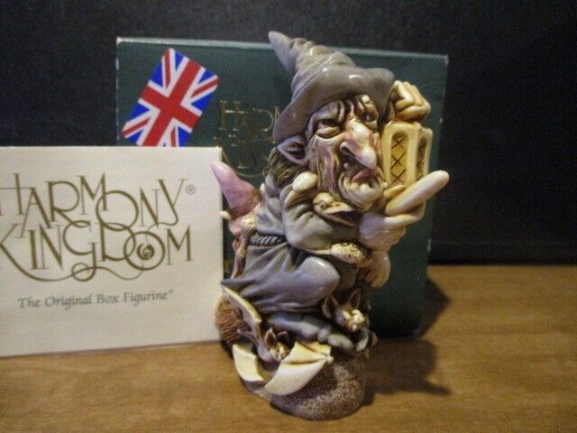 Harmony Kingdom Witching Time Witch Box Figurine MOLD VARIATION LE 75 RARE