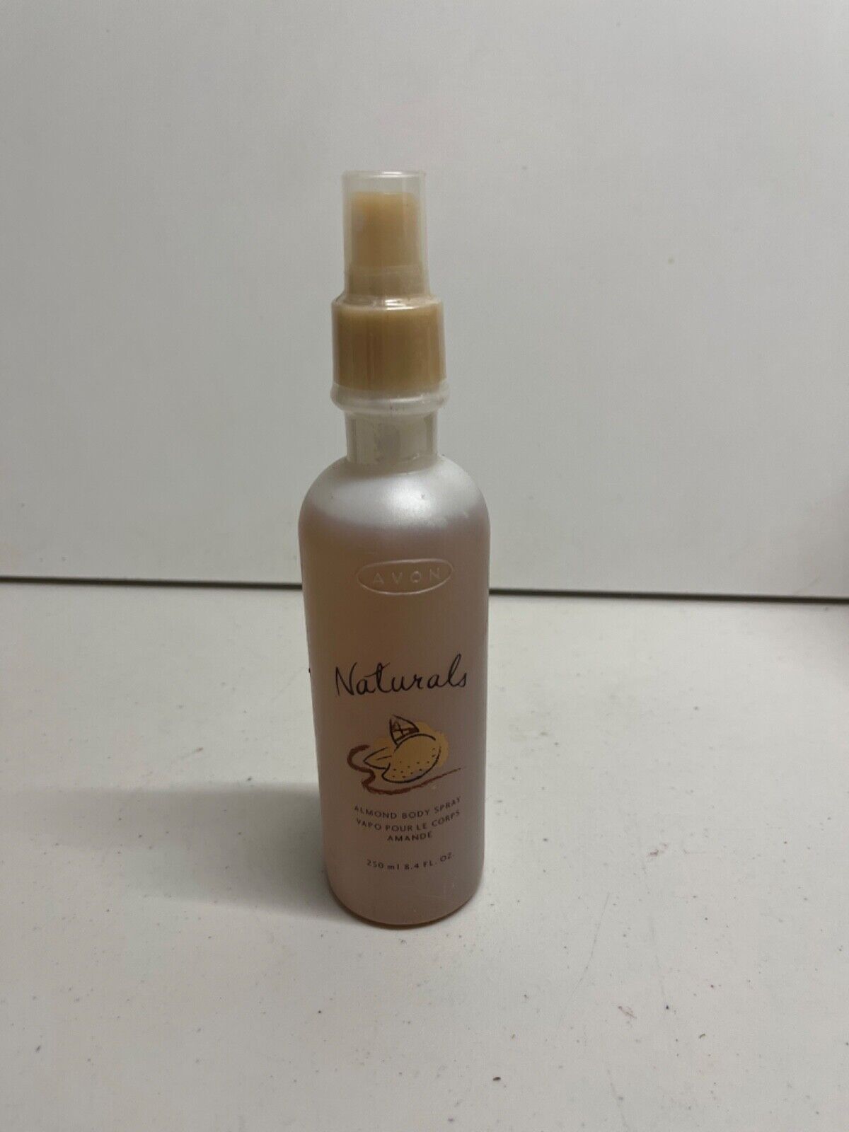 Avon Naturals Almond Body Spray 8.4 Oz full bottle